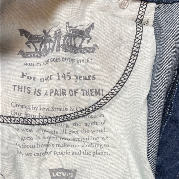 Levi's 510™ Skinny Jeans in Indigo Blue with Contrast Stitching - Picture 4 of 6